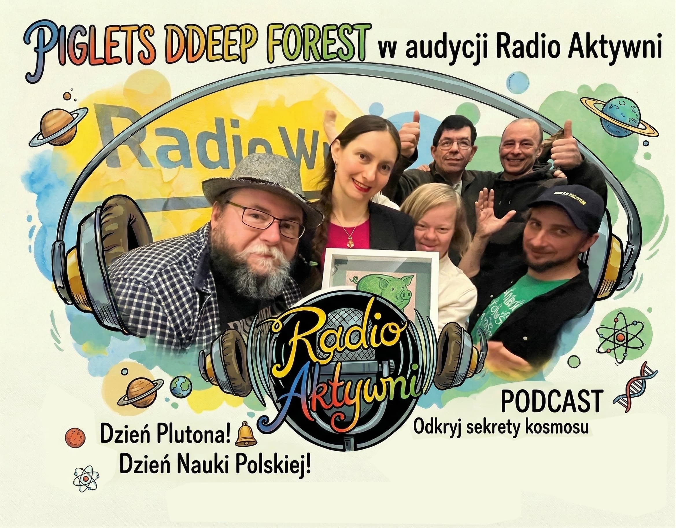 3… 2… 1… Radio Aktywni startują w kosmos razem z Piglets DDeep Forest.