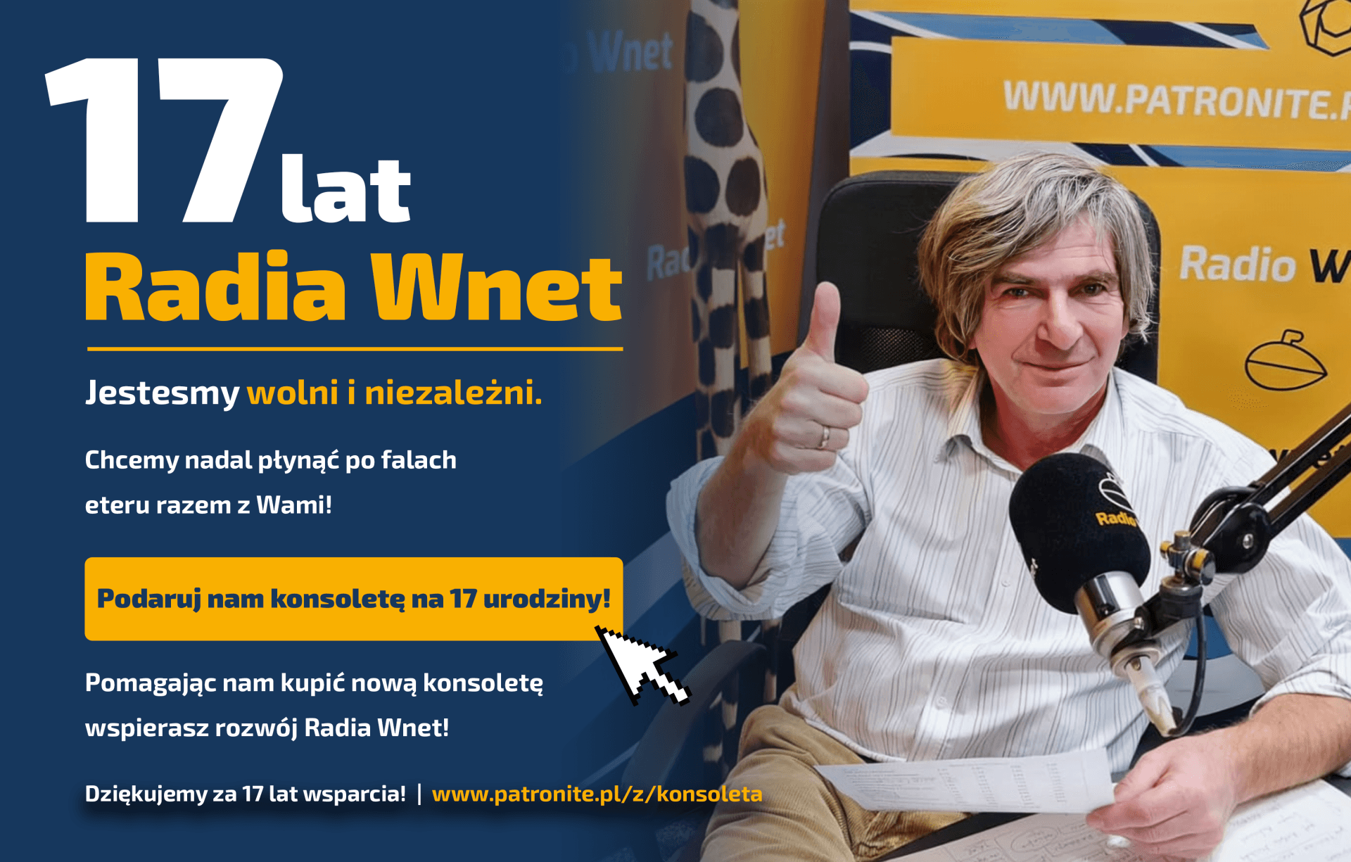 Radio Wnet – 17. urodziny! Wypłynęliśmy na nowy ocean, ale potrzebujemy nowego „serca” stacji