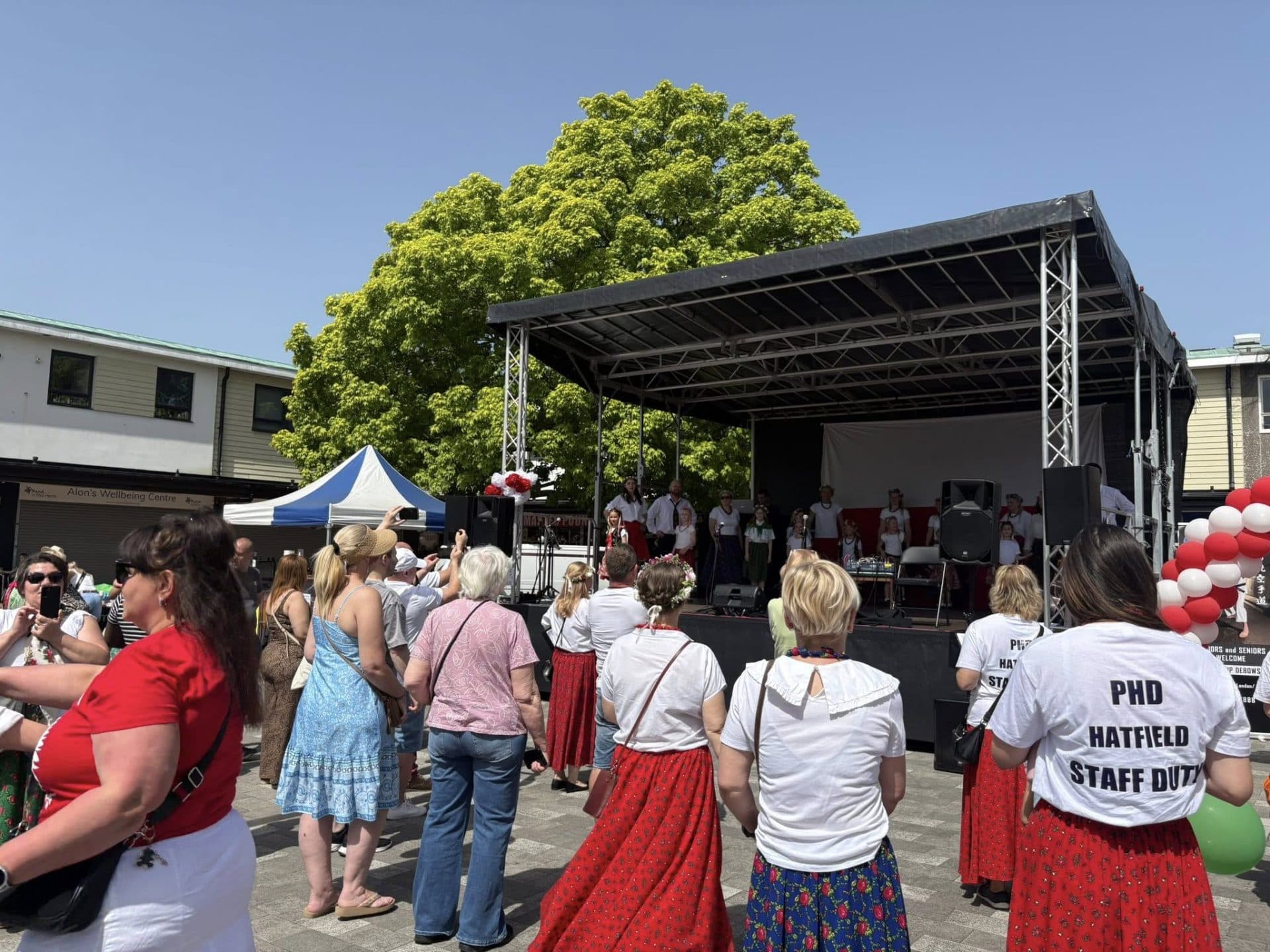 Polonez, tłumy i emocje w Hatfield. Polacy świętują dziedzictwo