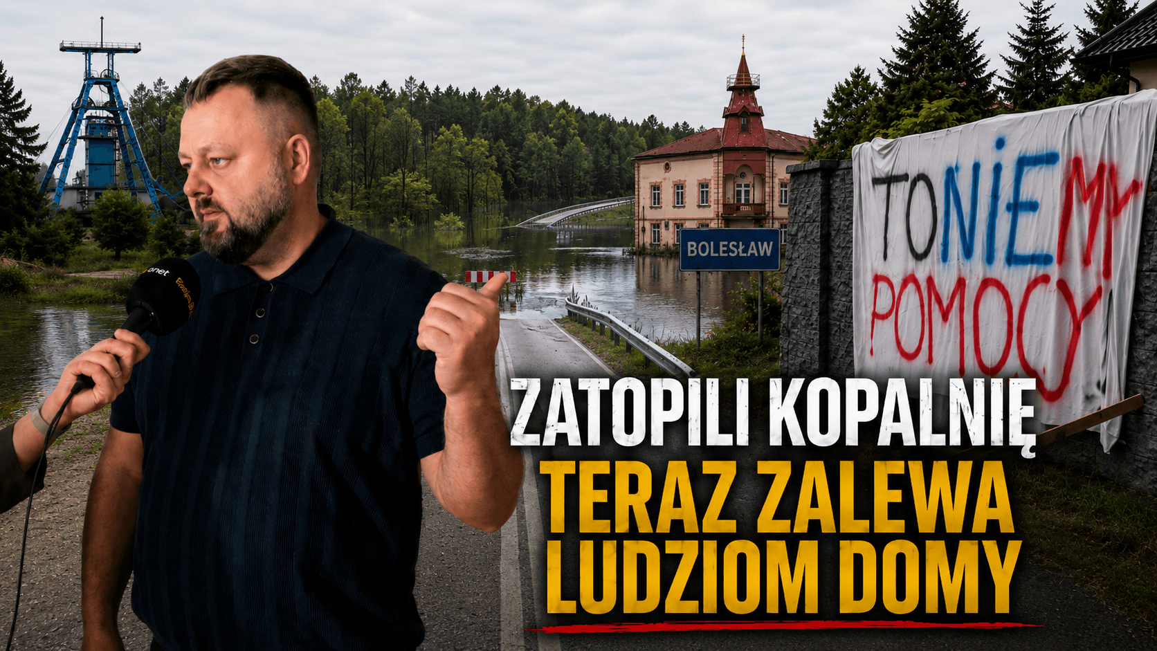 Katastrofa na Jurze. Zatopili kopalnię, teraz woda zalewa ludziom domy. „Sytuacja jest tragiczna”