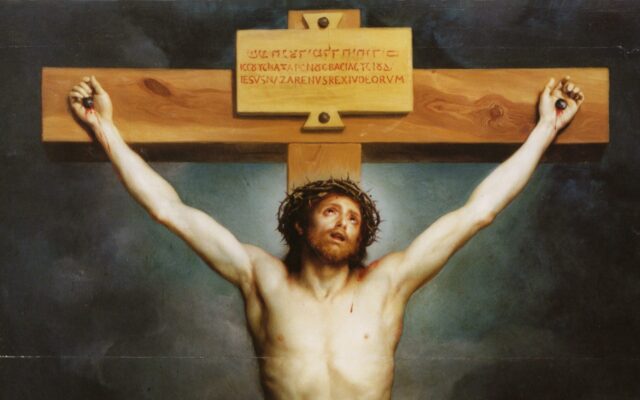 Anton Rafael Mengs - Chrystus na krzyżu (Domena publiczna), Wikimedia Commons