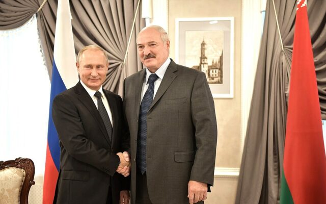 Aleksandr Łukaszenka i Władimir Putin / Fot. kremlin.ru