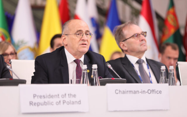 Zbigniew Rau na posiedzeniu Rady Ministrów Organizacji Bezpieczeństwa i Współpracy w Europie