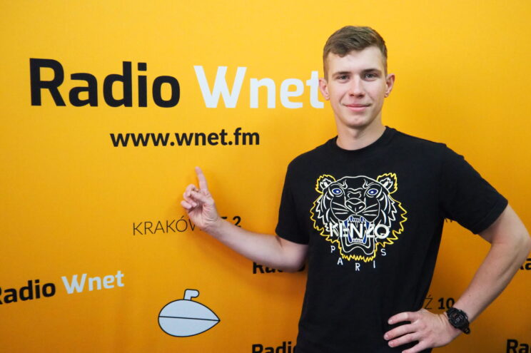 Kamil Krzemień - zawodowy motocyklista, uczestnik 24h Le Mans, Radio Wnet, 24.04.2023 r. | for.: Kamil Kowalik