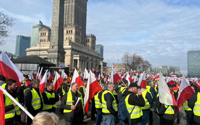 protest rolników w Warszawie | fot. Jaśmina Nowak