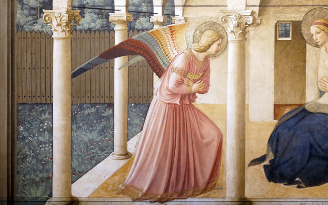 Fra Angelico, "Zwiastowanie", / Fot. Steven Zucker, Smarthistory co-founder, Flickr CC BY-NC-SA 2.0