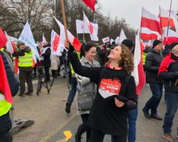Protest rolników w Warszawie / Fot. patronka Radia Wnet