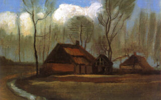 Vincent van Gogh "Wiejskie chaty pośród drzew" / WIkimedia Commons